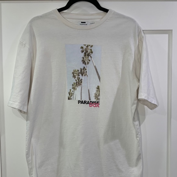 Topman Other - Topman | White Palm Trees Paradox Tee